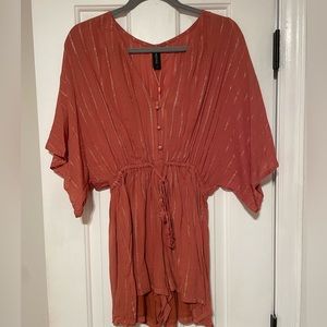 Coral Minkpink Romper